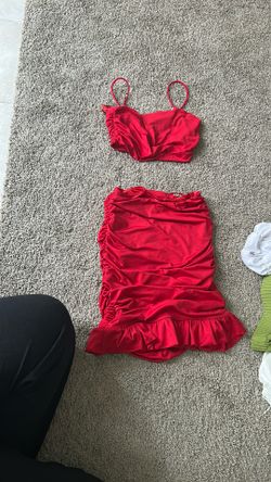 2piece Set - Top And Skirt