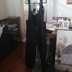 Mens Black Snow Bib Size 12