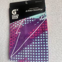 Gatorade sports towels Glitched Collection absorbent and quick drying 100% cotton