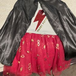 Harry Potter Dress and Cape Size 4/5T