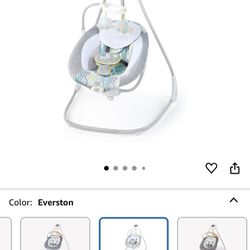 25 - Ingenuity SimpleComfort Compact Soothing Swing Everston
