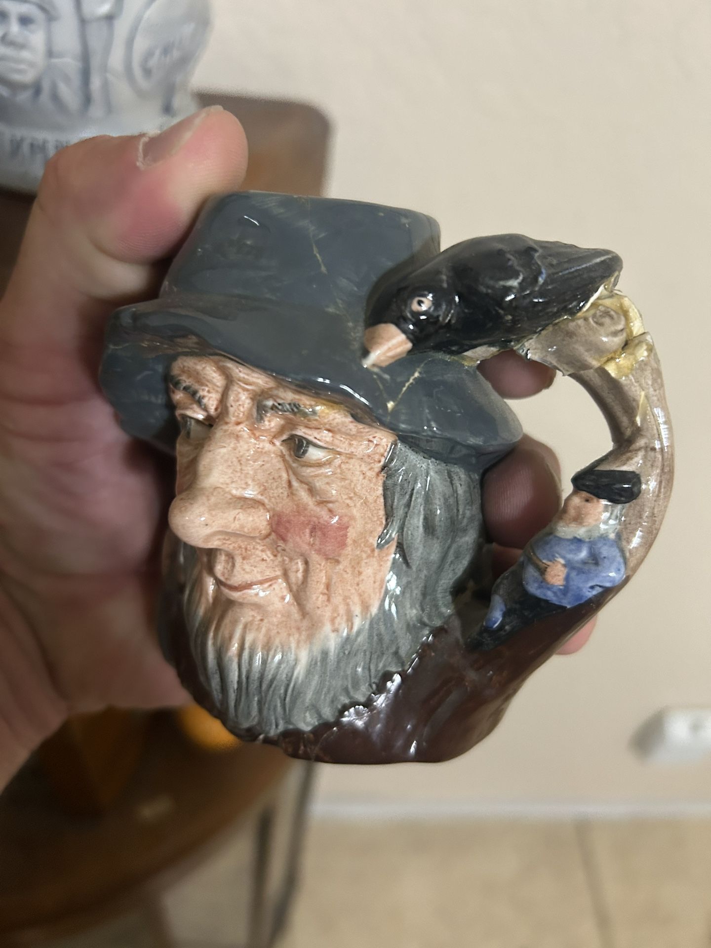 Royal Doulton "Rip Van Winkle" Character Toby Jug