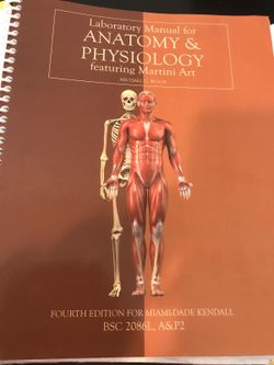 Anatomy and Physiology lab manual BSC 2086L