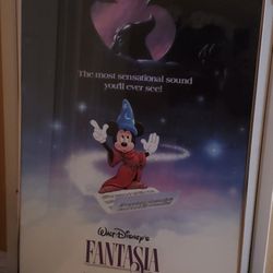 Disney collector framed movie posters.