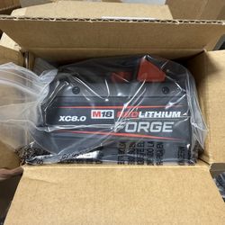 Milwaukee M18 Forge Battery 8.0 aH New