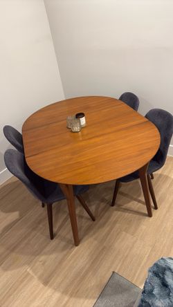 West Elm Dining Table And Chairs Set