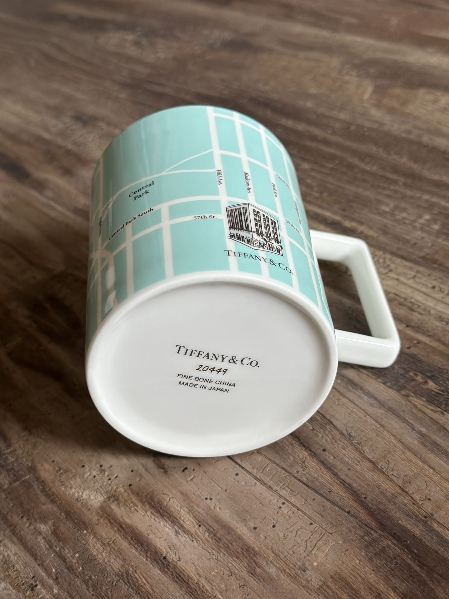 Tiffany & Co. Limited Fifth Avenue Manhattan Mug Blue Bone China 