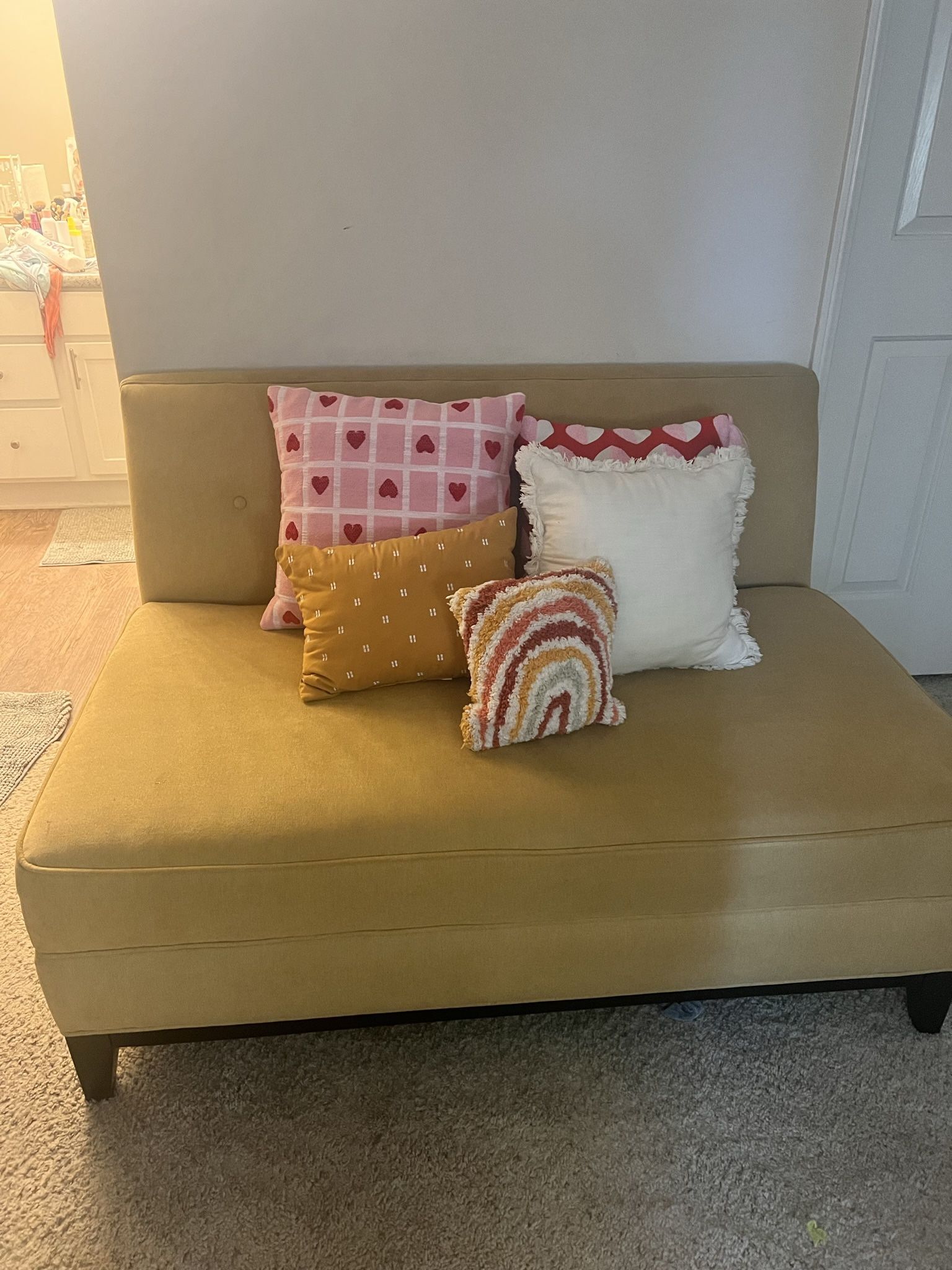 yellow couch