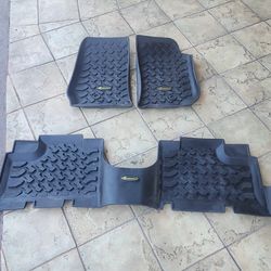 Quadratec DigitalFit Front and Rear Liners by WeatherTech