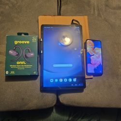 Samsung Galaxy A9+ 5G Tablet  And Galxy Phone A10e
