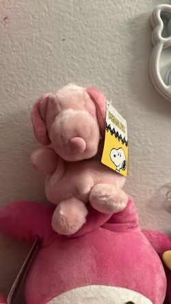 Mini pink snoopy NEW