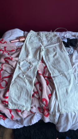 Target bluish white jeans