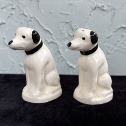 Vintage Ceramic RCA-Victor Nipper-Dogs Salt & Pepper Shakers Set