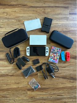 Nintendo Switch OLED + Games & Accessories
