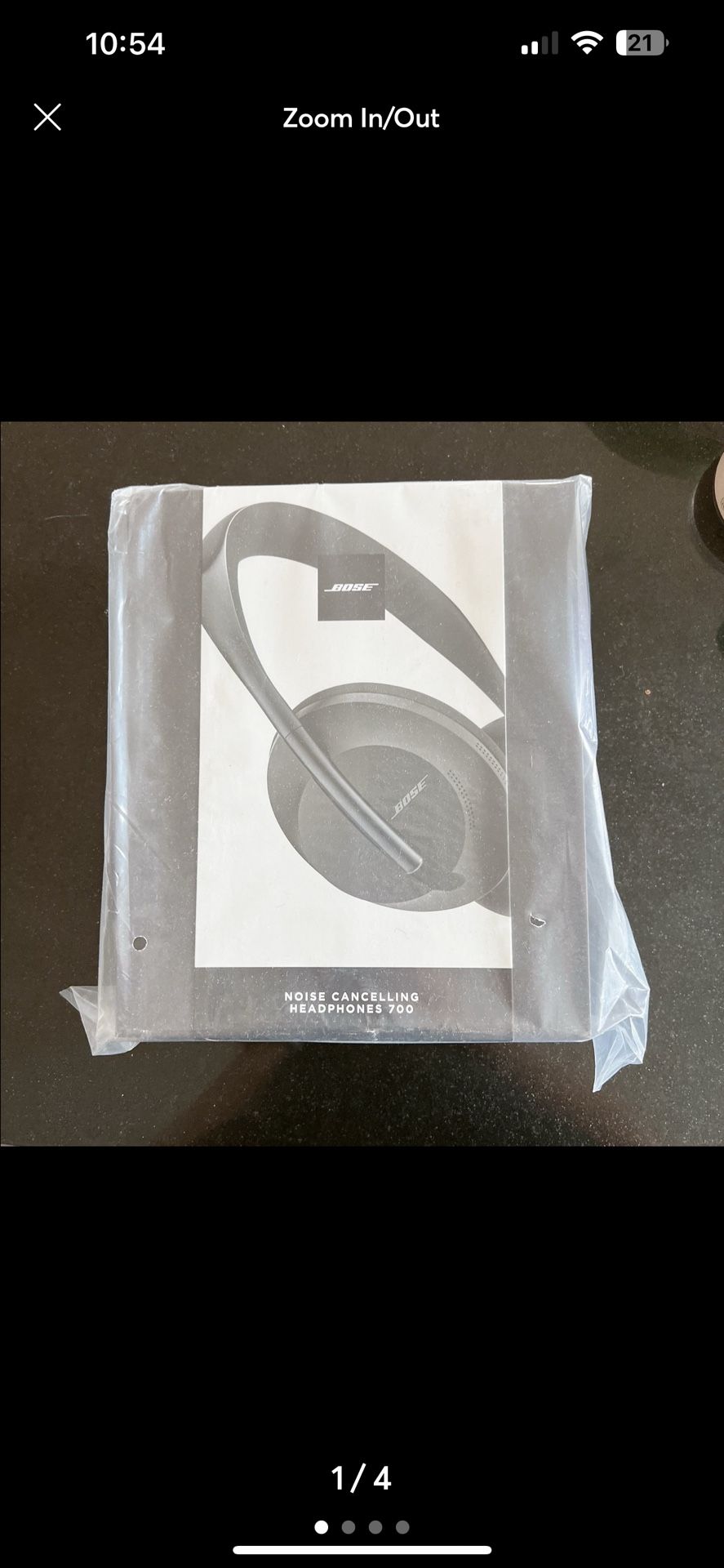 Bose Noise Cancelling Headphones 700 in black
