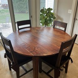Solid Wood Kitchen Table 