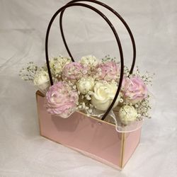 Bouquet of soy candles with vanilla scent