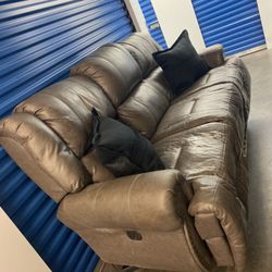 Gray Electric Recliner (free Couch )