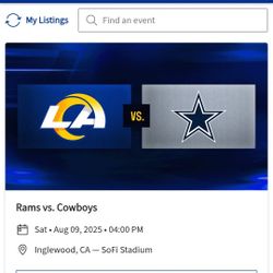Cowboys At Rams 