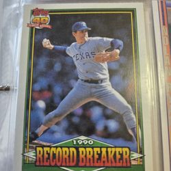 Large 400+ Topps Over 100 NOLAN RYAN. BO JACKSON  ERROR CARDS AND KEN G J !