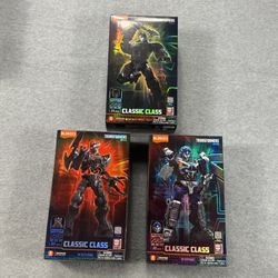 Blokees Transformers Rise Of The Beast Classic Class Lot Of 3