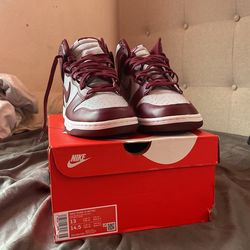 Dark Red Dunk Highs