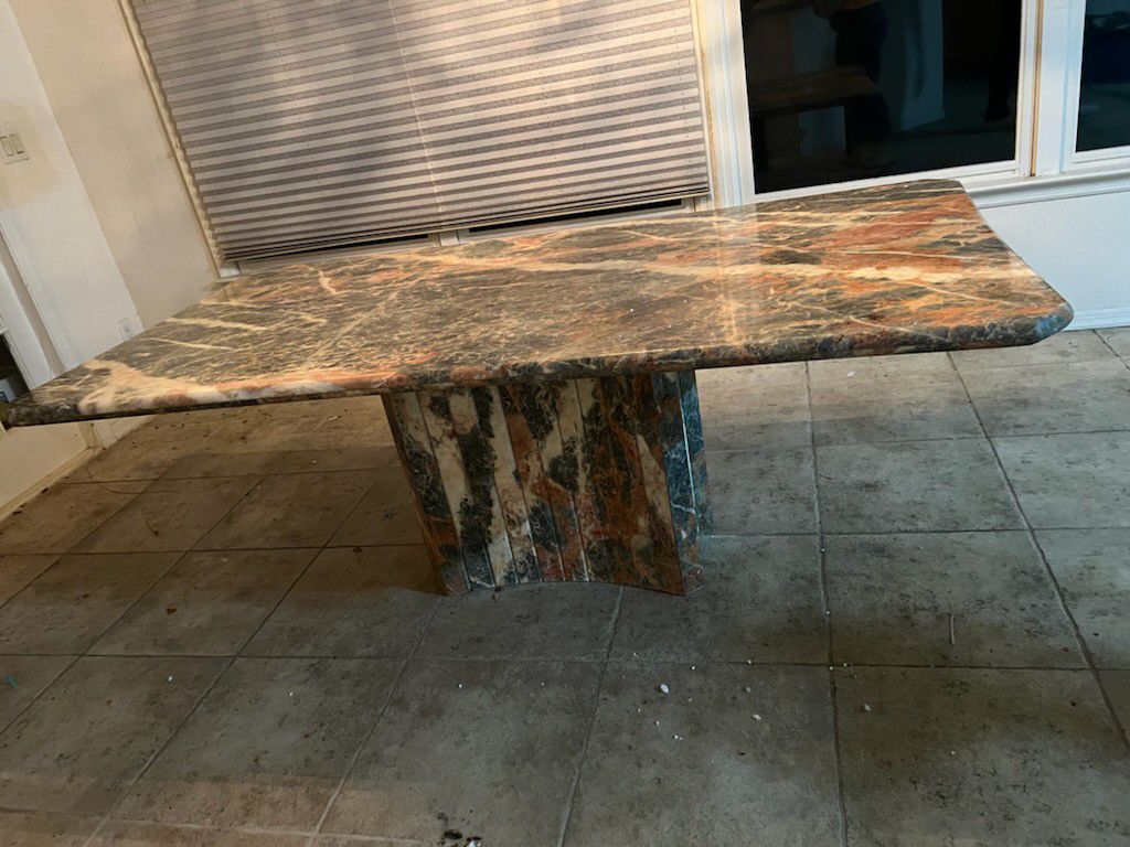 Italian Marble Table Like New