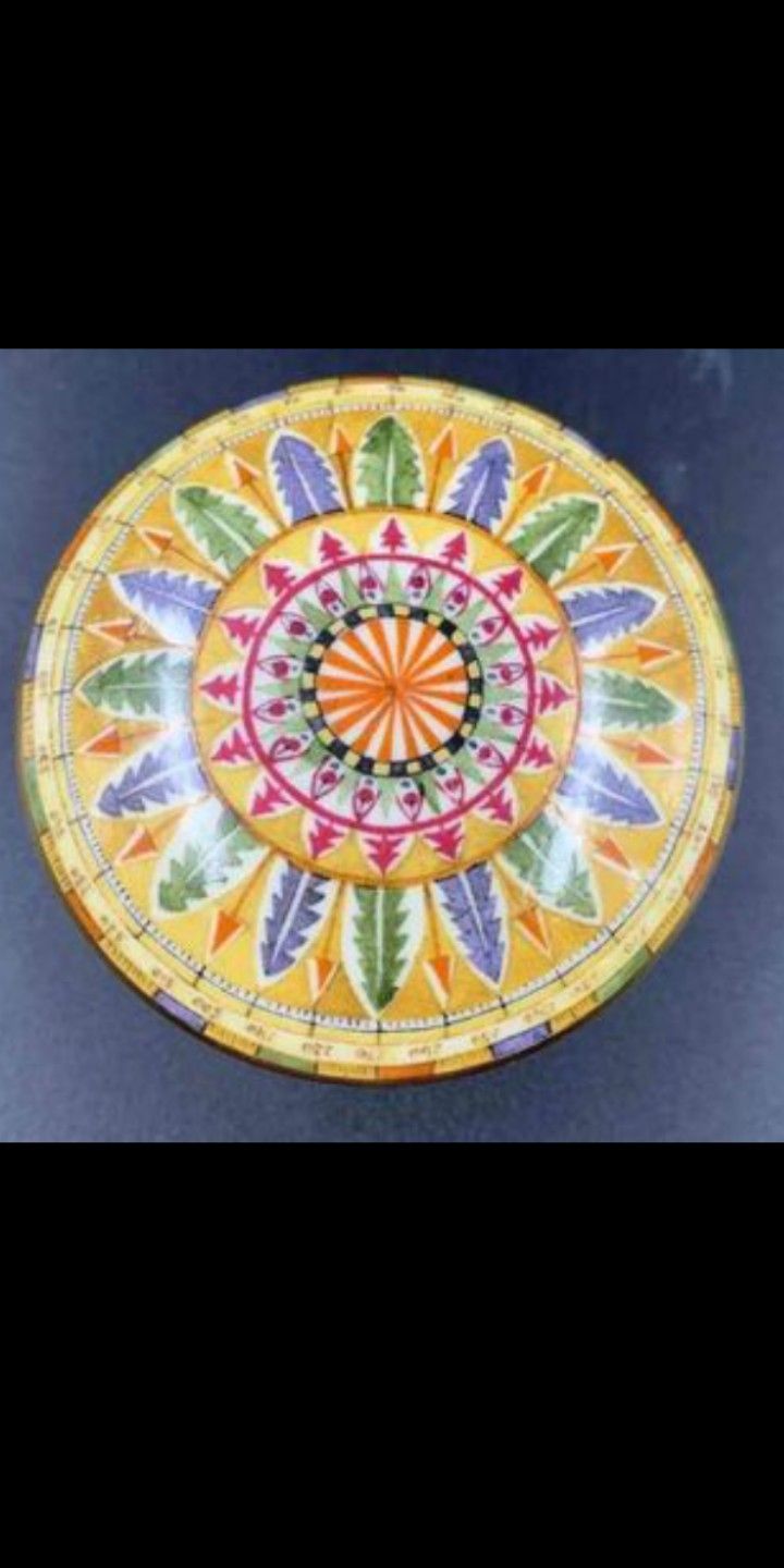 Wedgewood Trinket Box Atlas vibrant colors with gold trim