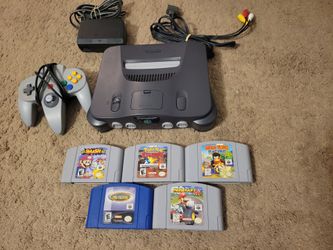 Nintendo 64 with 5 Awesome Games and a controller