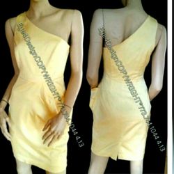 Bebe Yellow Dress S Small