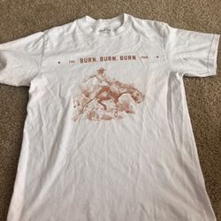  Zach Bryan Burn Burn Burn tour tee Size Small