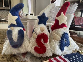 USA gnomes set of 3