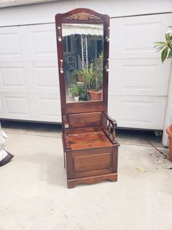 Vintage Hall Tree Coat Rack