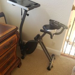 STAMINA Wirk Ride Exercise Bike Workstation and Standing Desk