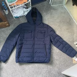 Navy Blue Levi’s Puffer Jacket Large