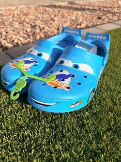Crocs Crocband Clog Cars Lightning McQueen Dinoco New/RECEIPT SIZE 12 FIRM $160