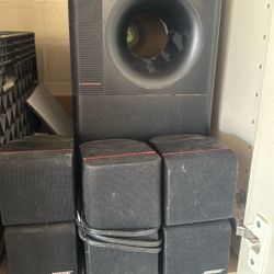 BOSE ACOUSTIMAS 7 W/ Denon Amp Reciever