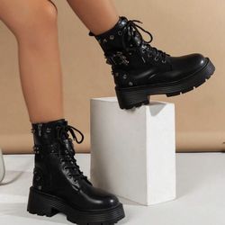 Combat Boots Size 9.5