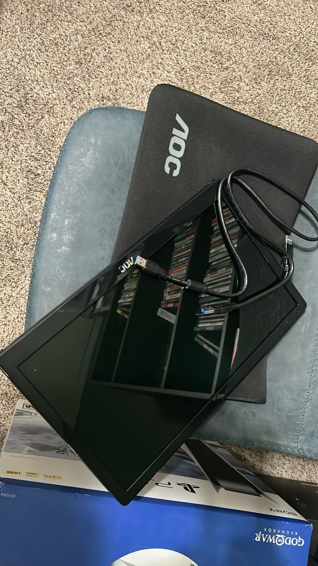 AOC Portable Computer Screen