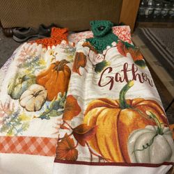 Handmade Fall Towels Full Towels