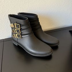 Loeffler Randall Rain Fenton Wellington Rain Boots, Size 6