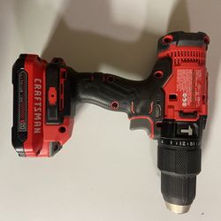 CRAFTSMAN V20 20-volt Max 1/2-in Keyless Cordless Drill Type 1 ( 1 -Batteries Included ) No Charger 