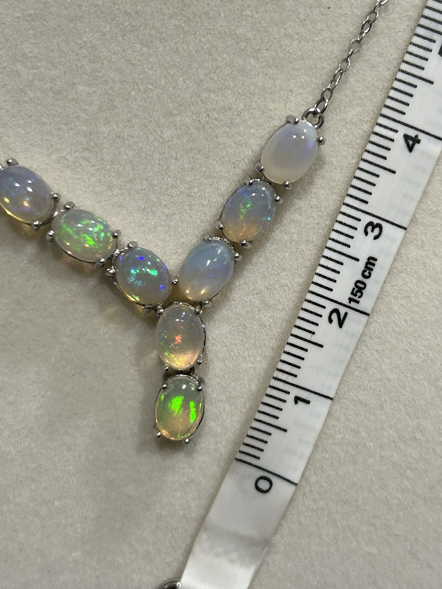 New Genuine, Natural Opal Necklace