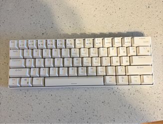 RK Royal Kludge RK61 Wireless Mechanical Gaming Keyboard (White) – RGB