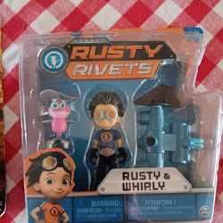 Rusty Rivets Rusty And Whirly Action Figure 