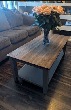 Coffee table and 2 side tables