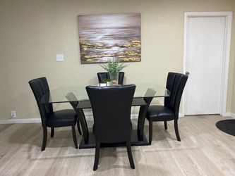Dining table with chairs
