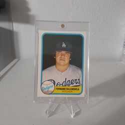 Fernando Valenzuela Rookie Card (error card miss spelled name)