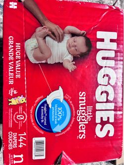 Huggies Little Snugglers Newborn Diapers (144ct) OBO