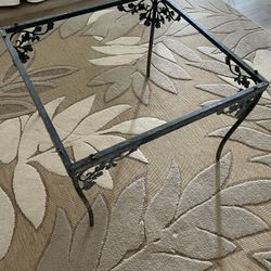 Antique Wrought Iron Cocktail Table